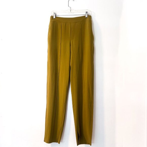 Athleta Brooklyn Heights Vienna Slim Pants 8 Tall Tapestry Gold NWOT - Picture 5 of 16